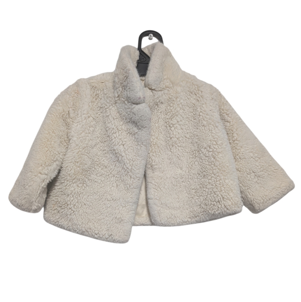 Cat & Jack Cream Fleece Kids Jacket Size 12 Months